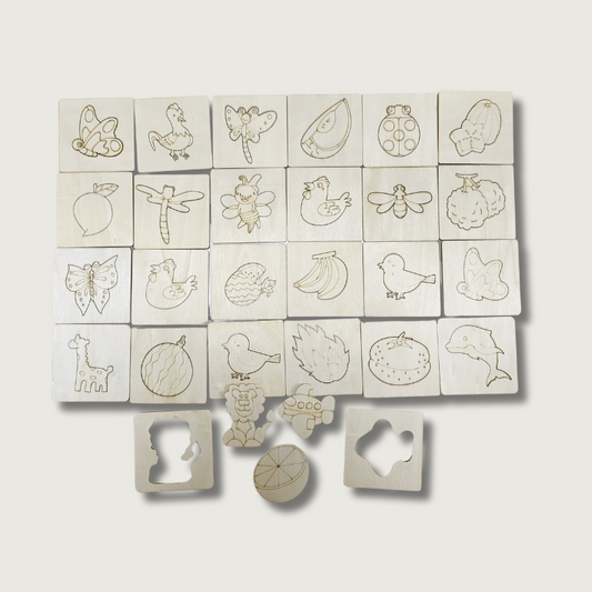 InspireSketch - Montessori 20-Piece Drawing Set for Creative Play