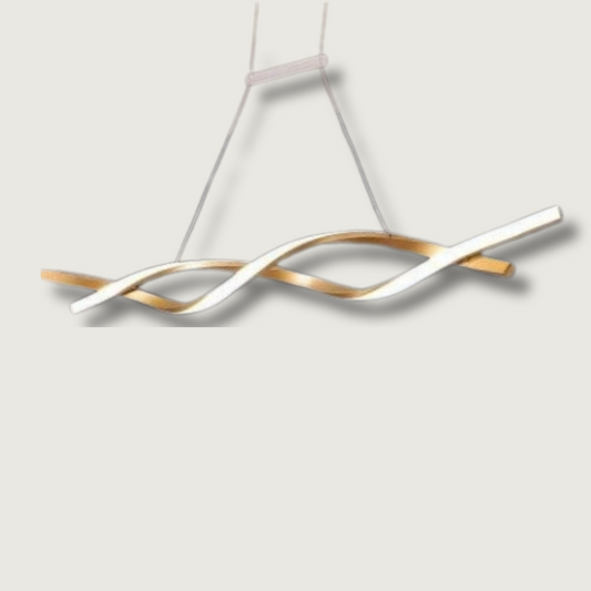 TwirlLuxe - Modern Spiral Chandelier