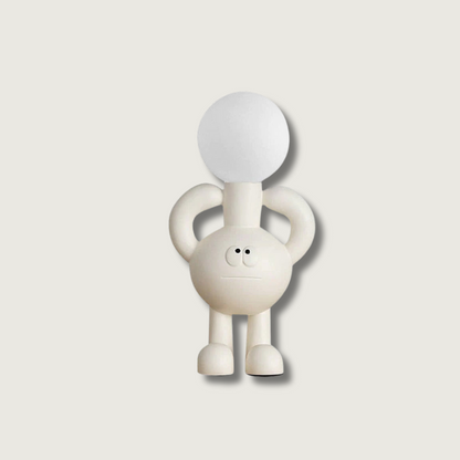 RoboLuxe - Lampada da Tavolo con Design Ispirato ai Robot e Illuminazione Accogliente