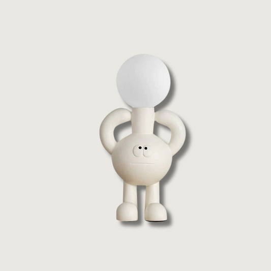 RoboLuxe - Lámpara de Mesa con Diseño Inspirado en Robots y Iluminación Acogedora