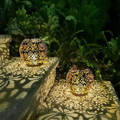 AquaGlow – Luz Colgante Solar LED para Jardín Impermeable
