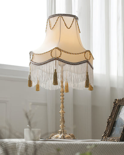 RegalBrass - Victorian Lamp with Gold Detailing and Luxurious Glow