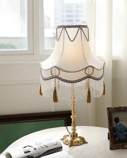 RegalBrass - Victorian Lamp with Gold Detailing and Luxurious Glow