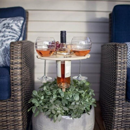 VinoTable | Elegant Portable Folding Outdoor Wine Table 4