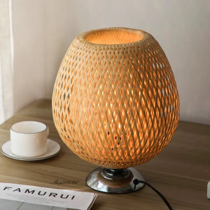 TerraBeam - Retro Bamboo Table Lamp