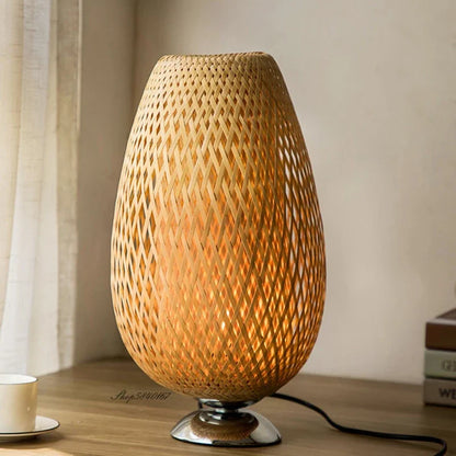TerraBeam - Retro Bamboo Table Lamp