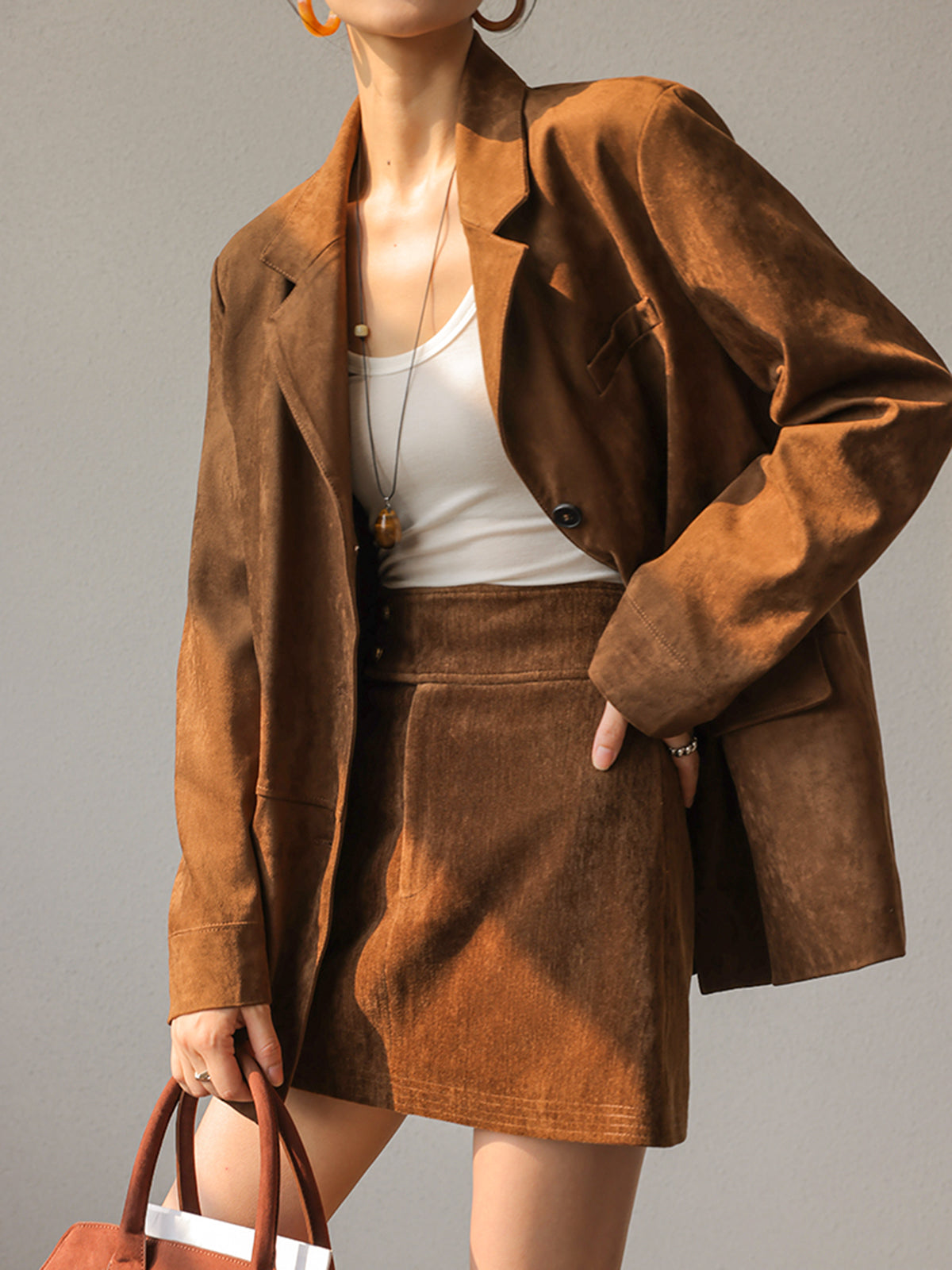 Vintage Suede Blazer 0