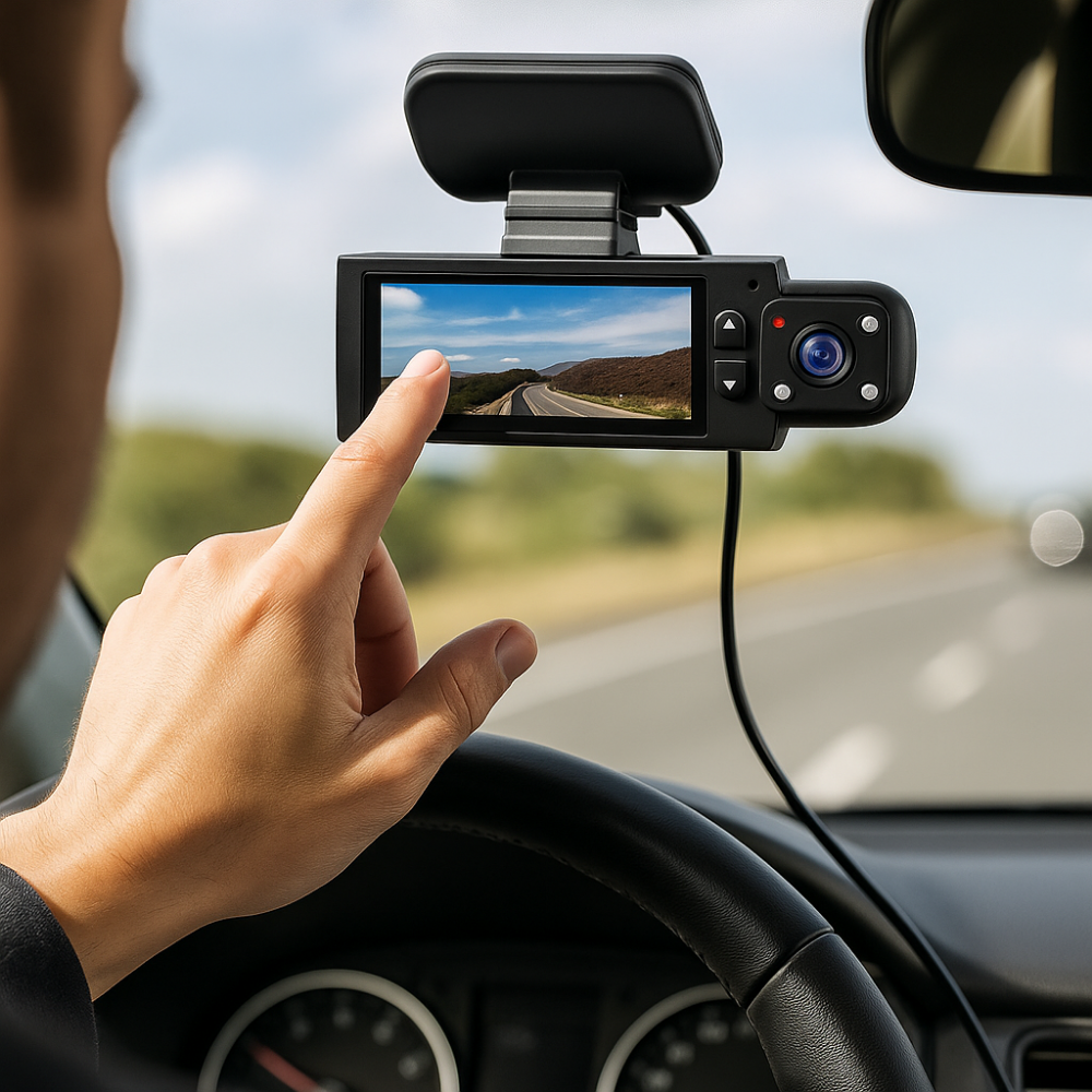 VisionGuard | Advanced Dual Lens 1080p Car Dash Camera with WiFi 0
