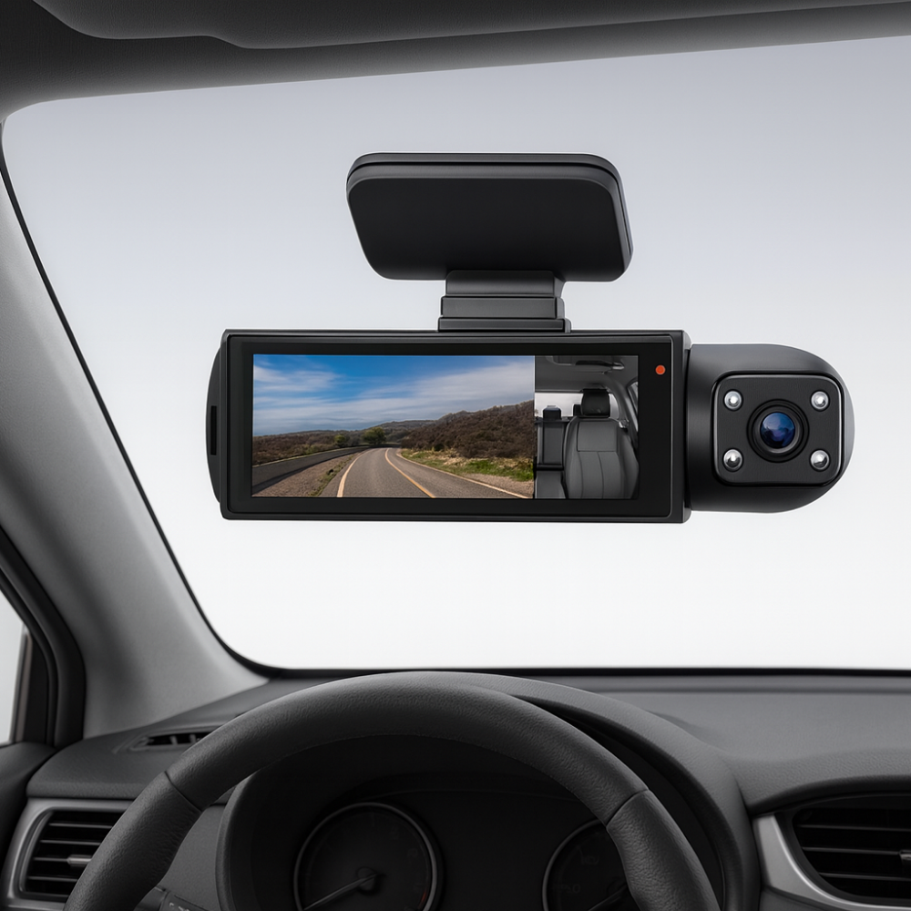 VisionGuard | Advanced Dual Lens 1080p Car Dash Camera with WiFi 1