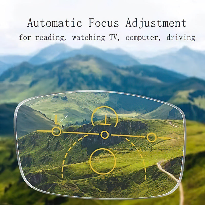 Vivolux | 2024 New High Hardness Anti-Blue Light Sapphire Reading Glasses Dual Focus Smart Reading Glasses 8