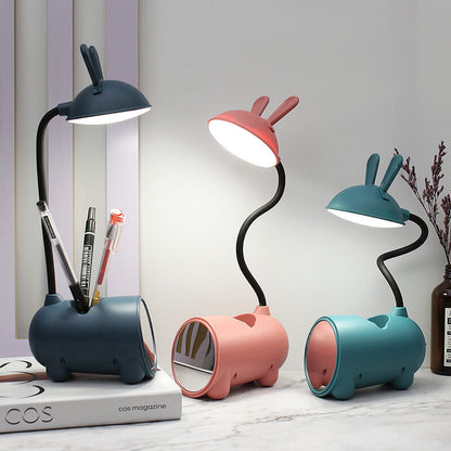 Vivolux | BunnyGlow Creative LED Touch Lamp with Pen Holder | USB Charging Function | Desk Lamp | Children's Room Decor 8