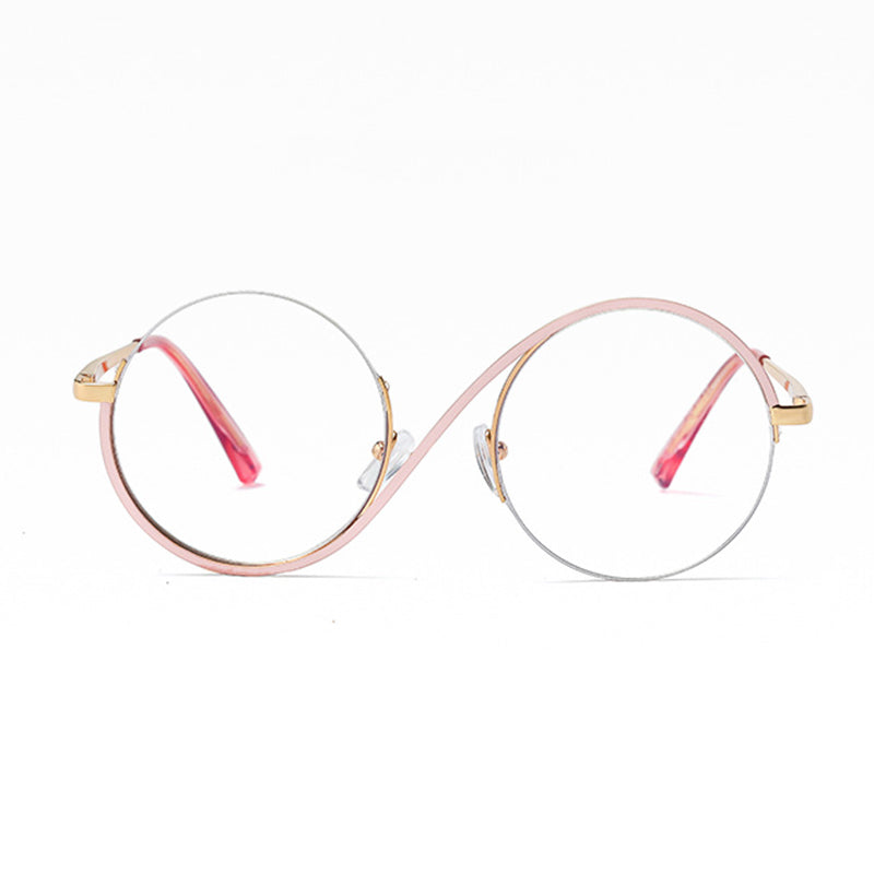 Vivolux | Cross Semi-Rim Round Glasses 95929 2