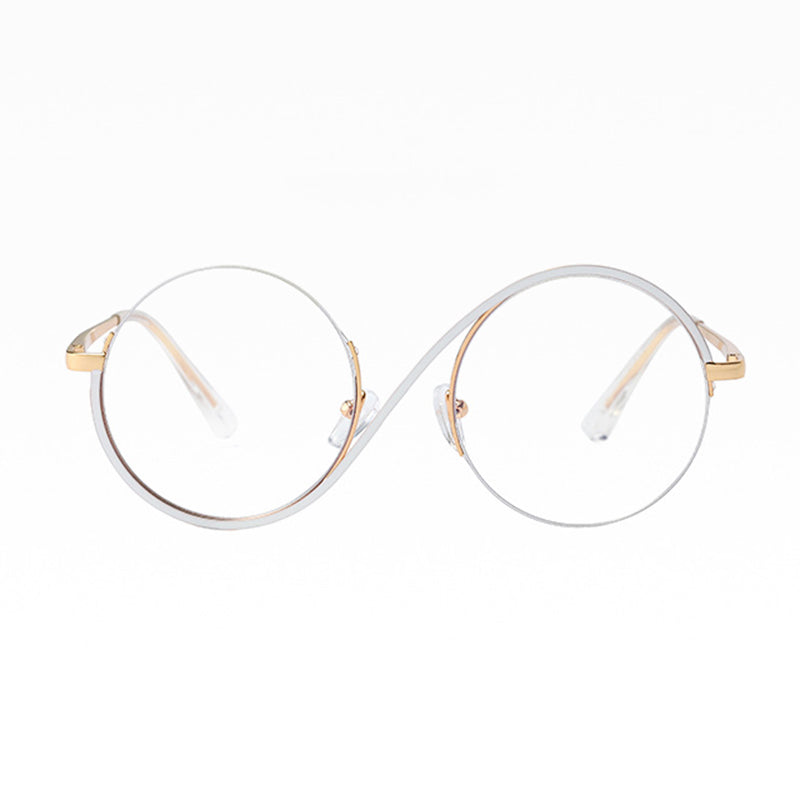 Vivolux | Cross Semi-Rim Round Glasses 95929 3
