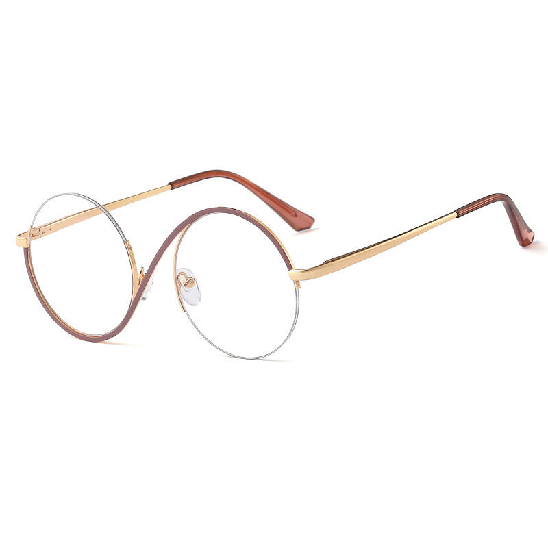 Vivolux | Cross Semi-Rim Round Glasses 95929 4