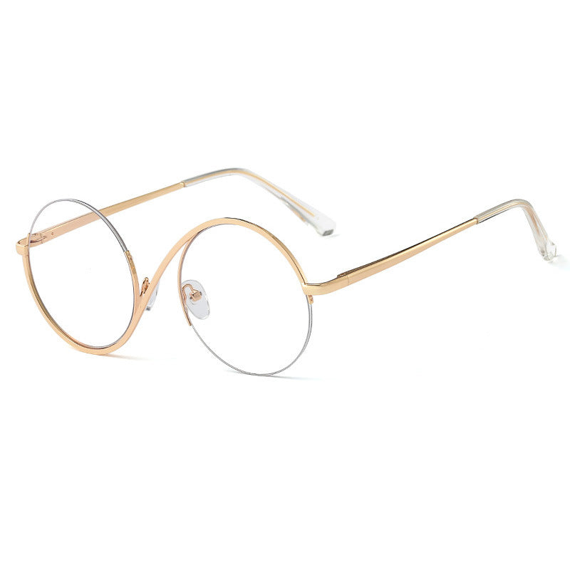 Vivolux | Cross Semi-Rim Round Glasses 95929 5