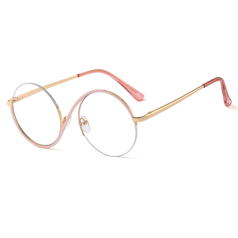 Vivolux | Cross Semi-Rim Round Glasses 95929 7