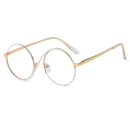 Vivolux | Cross Semi-Rim Round Glasses 95929 8