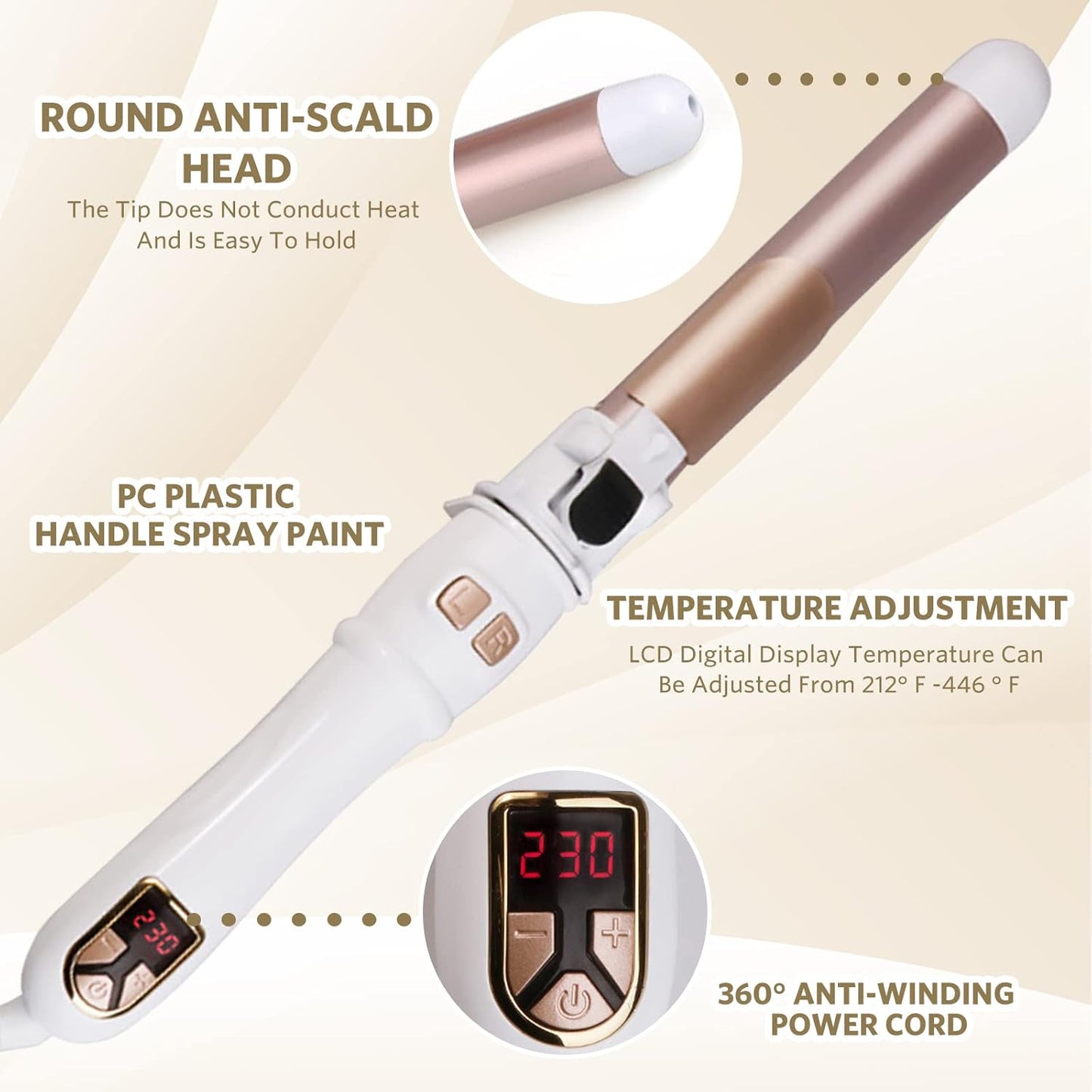 Vivolux | Curling Iron | Dual Barrel Hair Dryer for Home Use 3