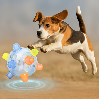 Vivolux | Dog Toy LED Bouncing Interactive Ball Rubber 0