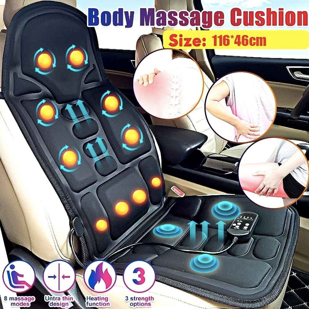 Vivolux | Mode Massagestuhlauflage mit beheiztem Nackenkissen für Auto und Zuhause 2