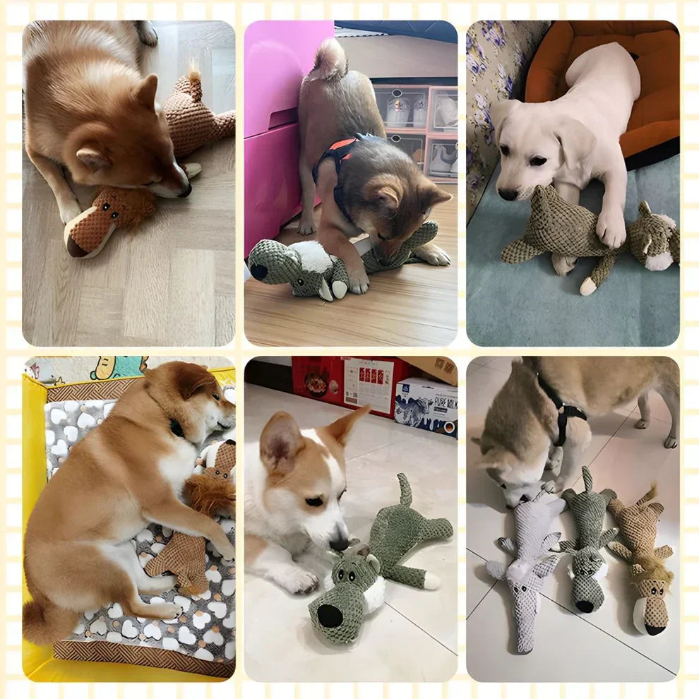 Vivolux | Plush Dog Chew Toy, Durable Squeaky Toy 3