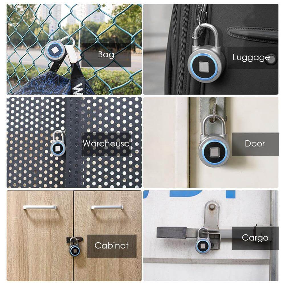 Vivolux | Smart anti-theft fingerprint keyless padlock 7