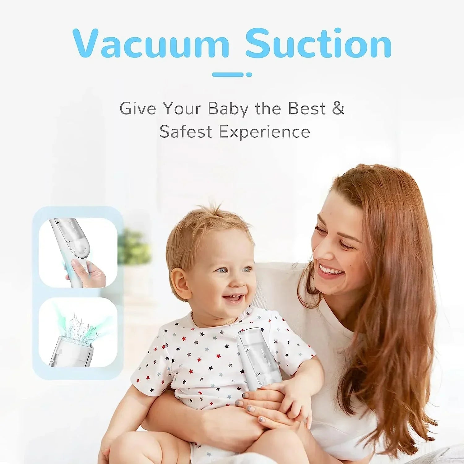 Vivolux | Ultra-Quiet Child-Friendly Vacuum Hair Trimmer 3