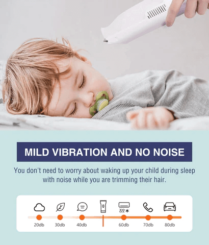 Vivolux | Ultra-Quiet Child-Friendly Vacuum Hair Trimmer 7