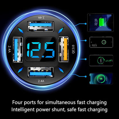 VoltCharge | Powerful Compact Dual USB Car Charger Adapter 3
