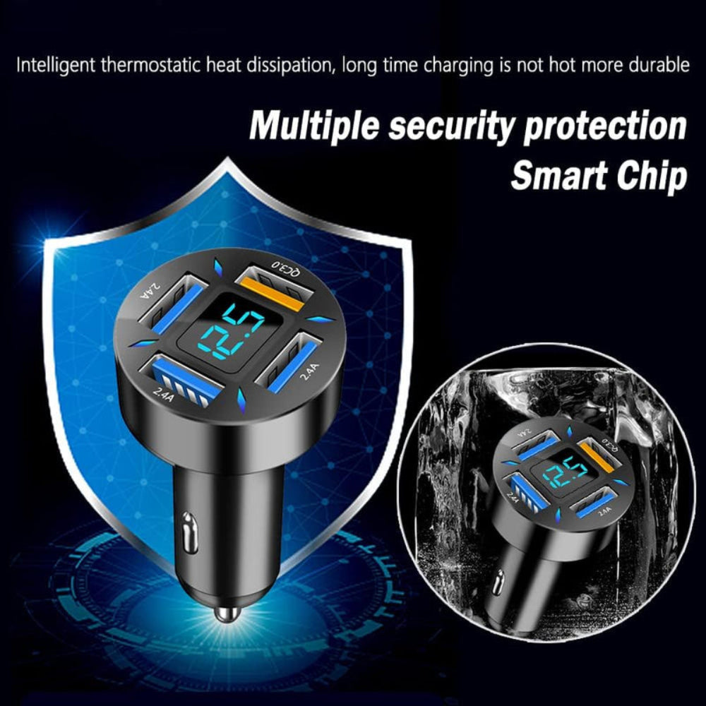 VoltCharge | Powerful Compact Dual USB Car Charger Adapter 4