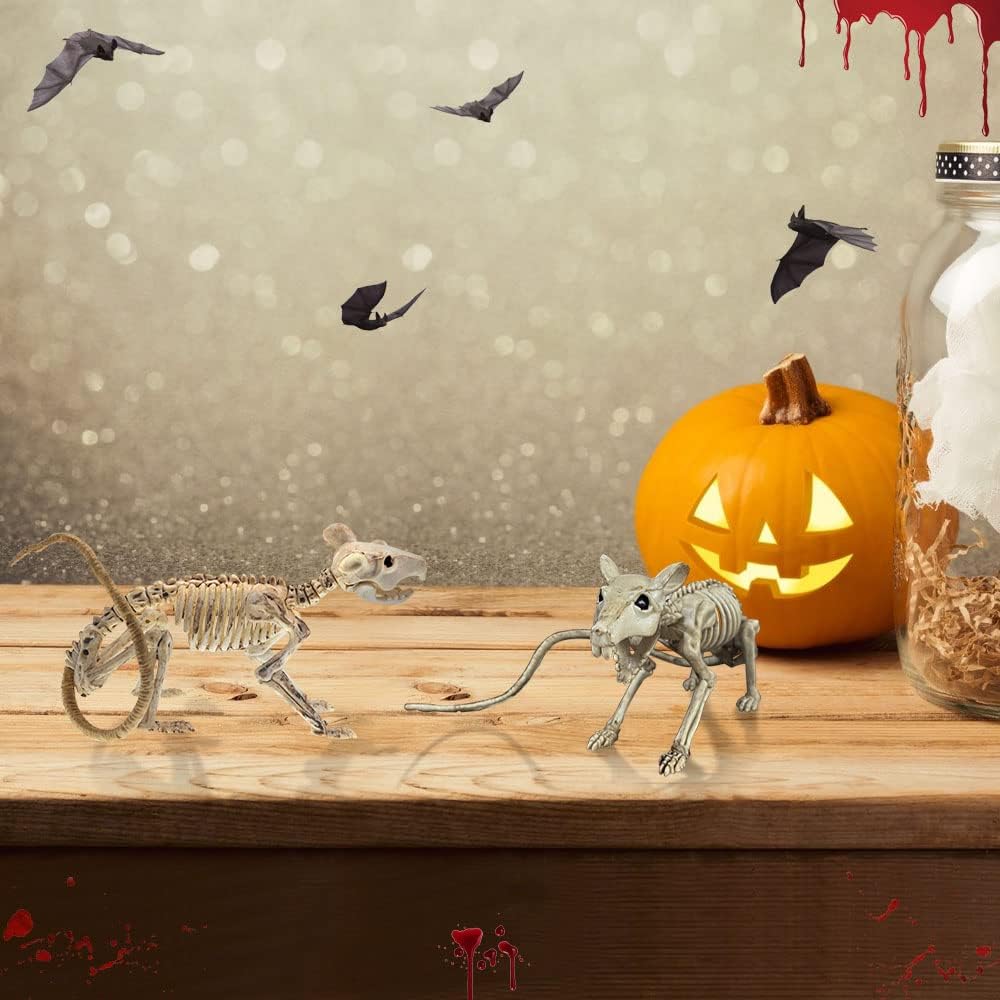 Wall Art Hanging Skeleton Bat Ornament 5