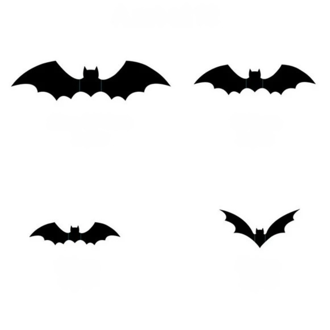 Wall Stickers 3D Halloween Bat Decorations Set 5
