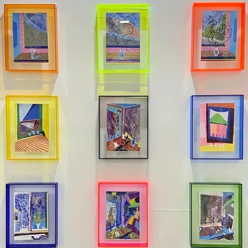 AuraFrame - Transparent Neon Light Photo Frame