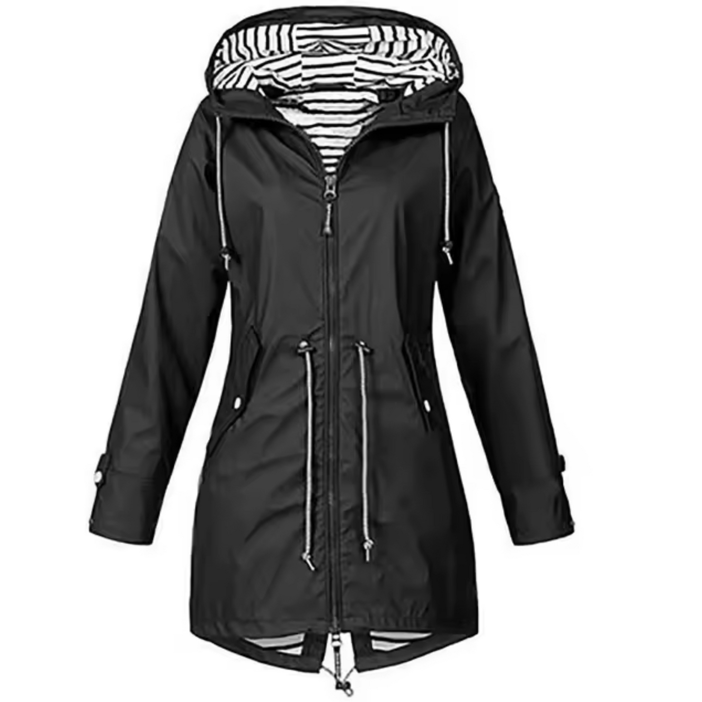 Waterproof Hooded Coat for All-Weather Protection – Stylish and Versatile Design 0