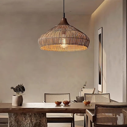 WovenGlimmer - Rattan Pendant Lamp