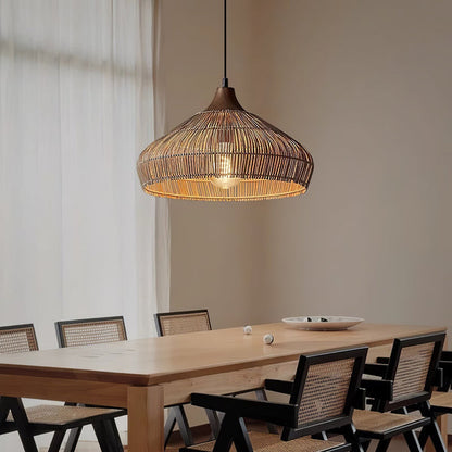 WovenGlimmer - Rattan Pendant Lamp