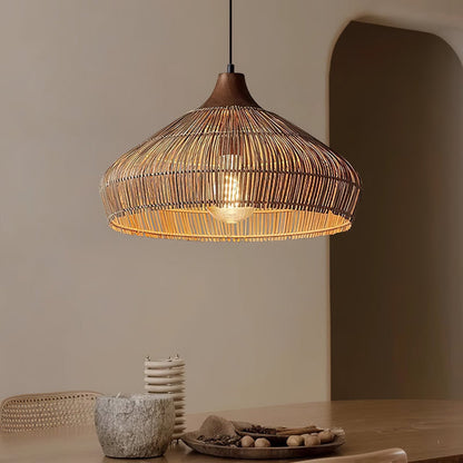 WovenGlimmer - Rattan Pendant Lamp