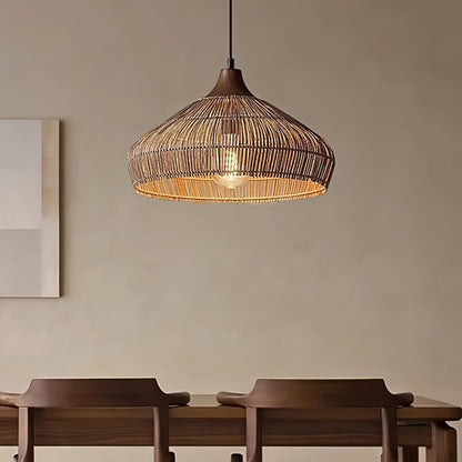 WovenGlimmer - Rattan Pendant Lamp