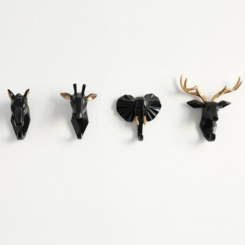 WildCraft | Charming Eco-Friendly Animal Head Coat Hooks for Wall Decor 0