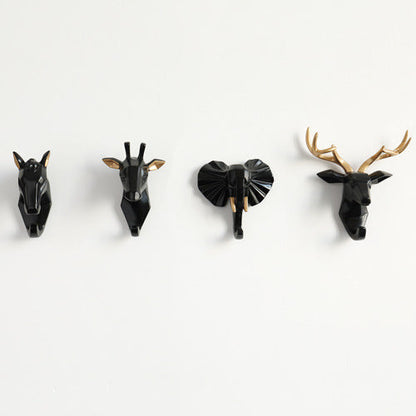 WildCraft | Charming Eco-Friendly Animal Head Coat Hooks for Wall Decor 0