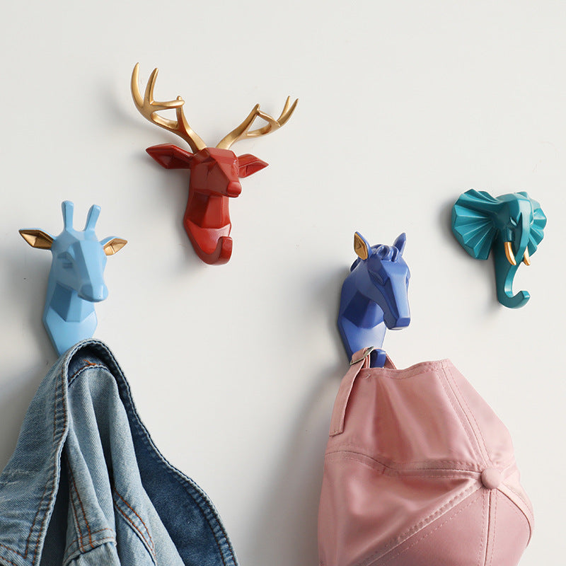 WildCraft | Charming Eco-Friendly Animal Head Coat Hooks for Wall Decor 4
