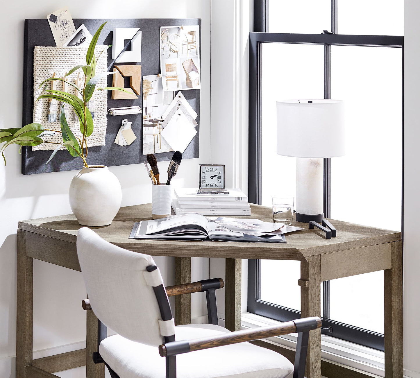 MarbleBeam - Lampe de Bureau Élégante