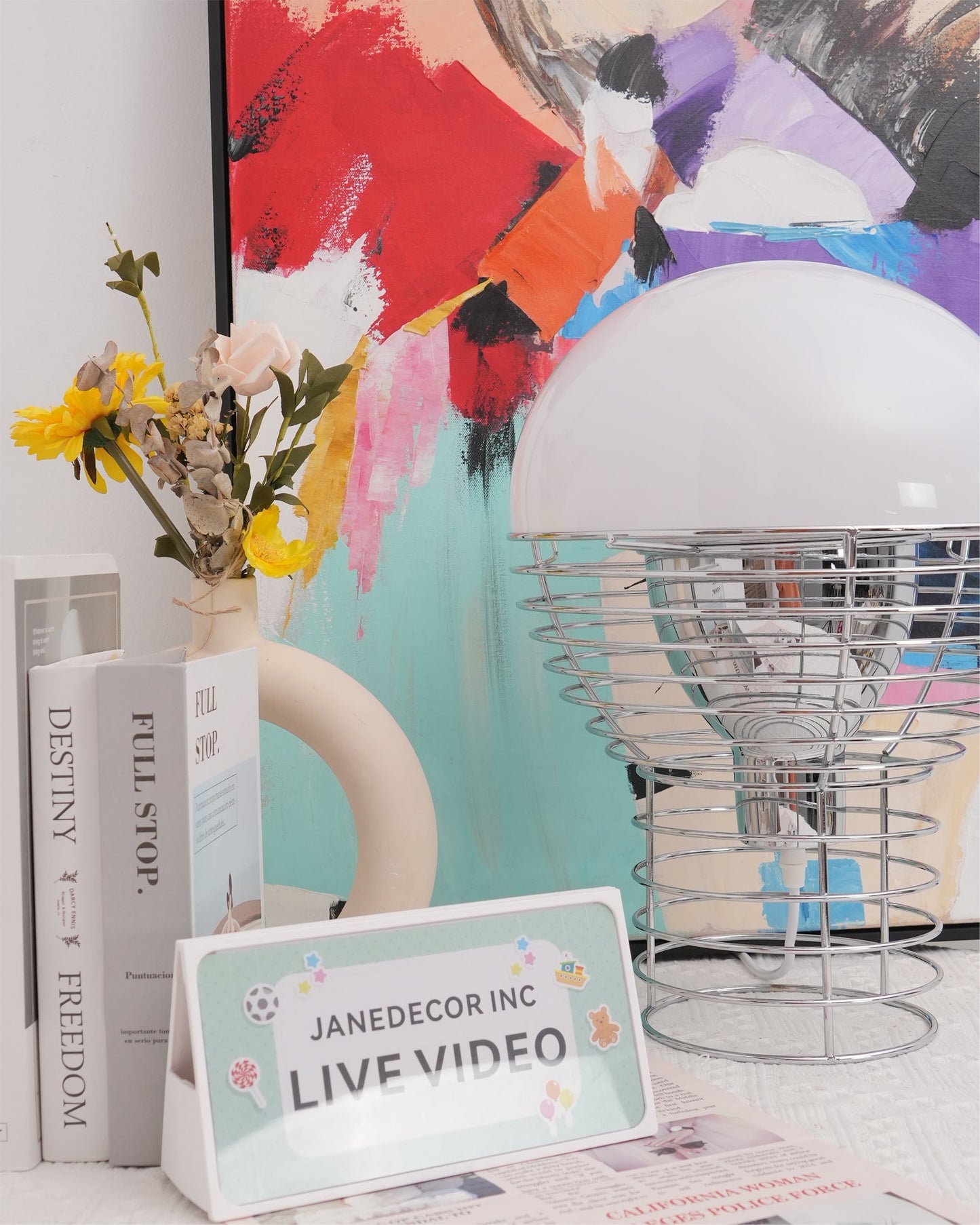 WireAura - Lampe de Bureau Élégante