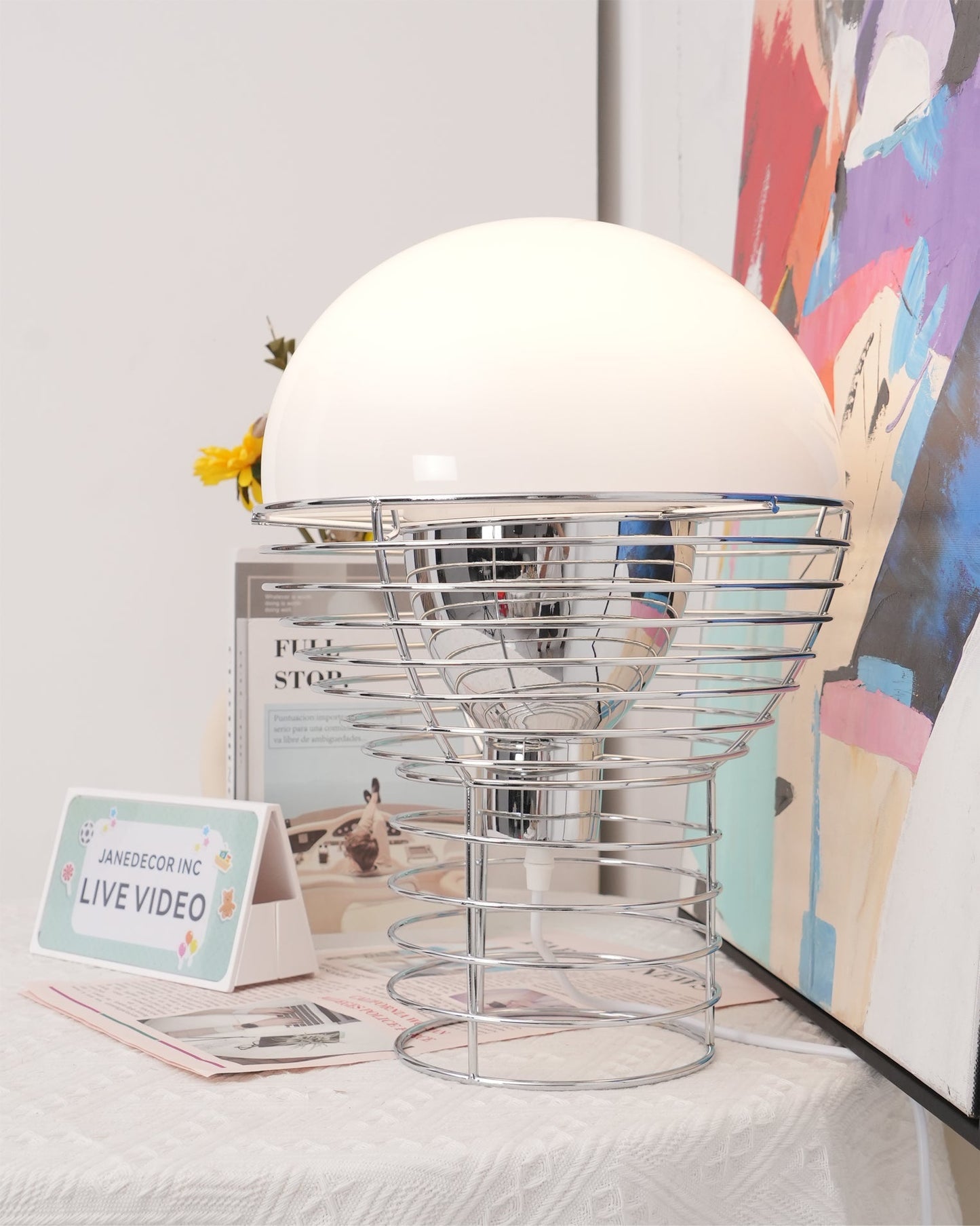 WireAura - Lampe de Bureau Élégante