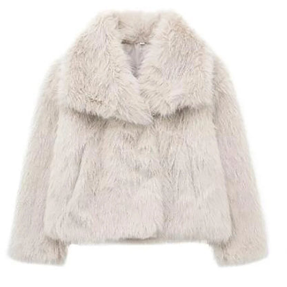 Women's Faux Fur Short Jacket – Stylish Winter Coat for Autumn Casual and Semi-Formal Wear 6