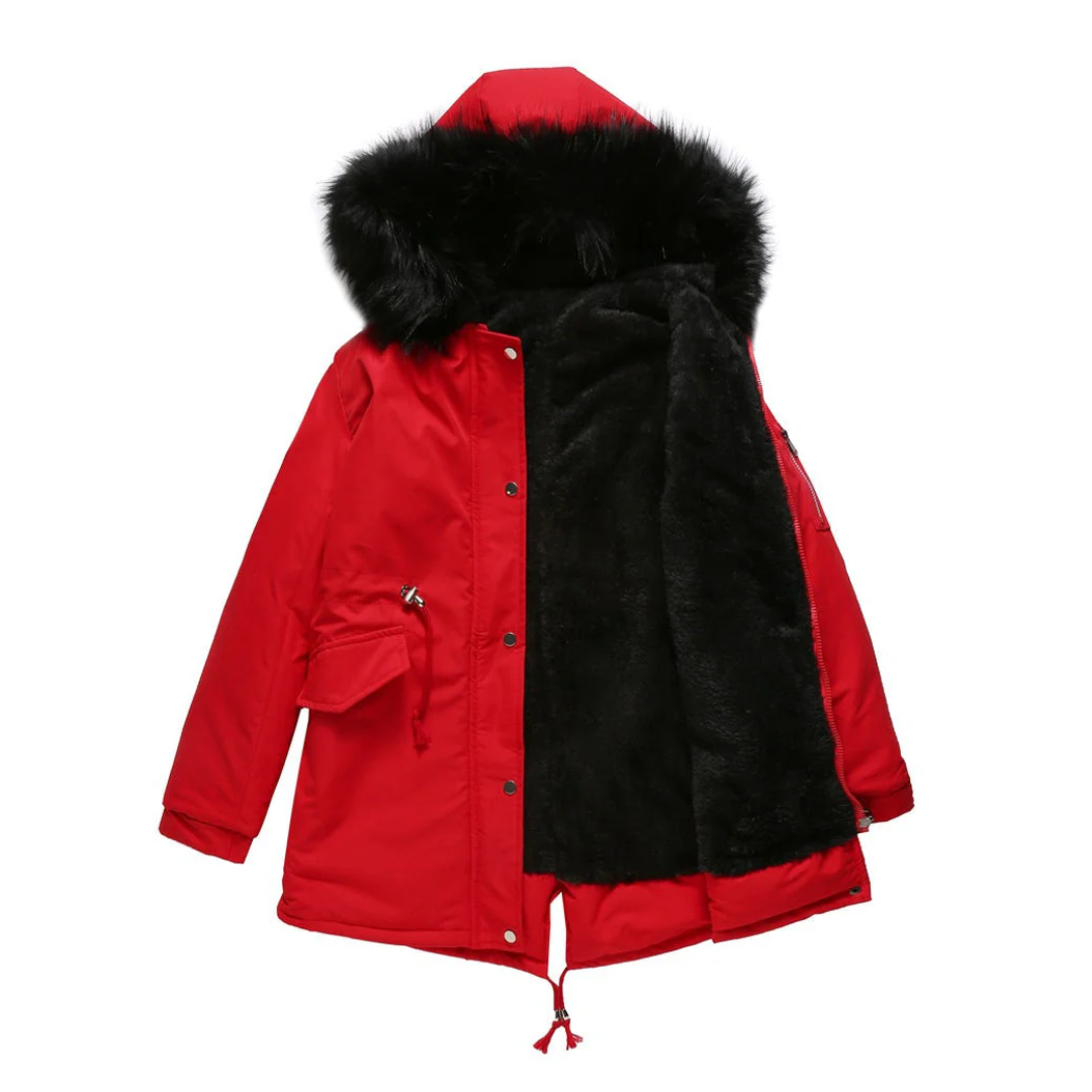 Women's Winter Parka Jacket | Button-Down 1