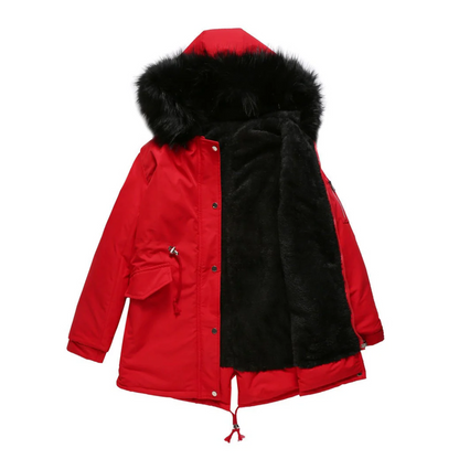 Women's Winter Parka Jacket | Button-Down 1