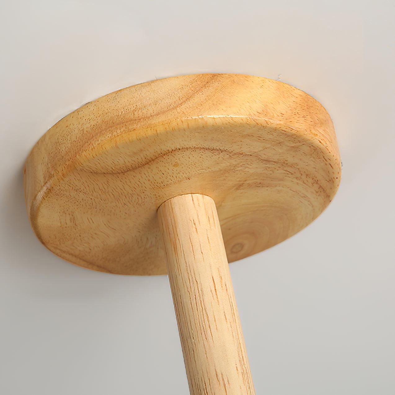 LunaBeam - Elegancka Drewniana Lampa Sufitowa