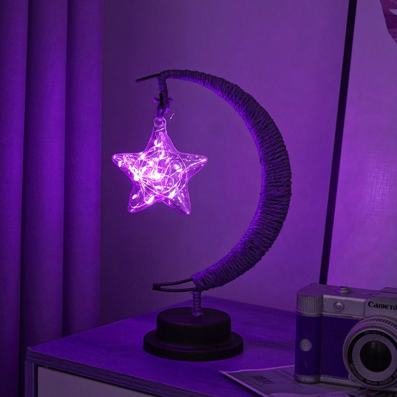 GlowLuna - Warm Glass Lunar Lamp