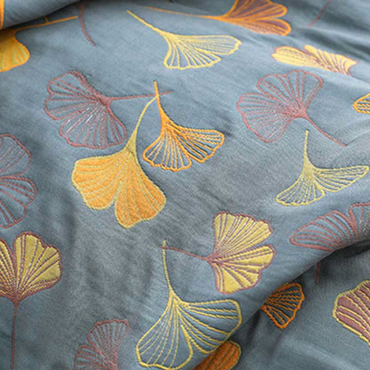 LeafNest - Soft Cotton Bed Linen with Leaf Motif